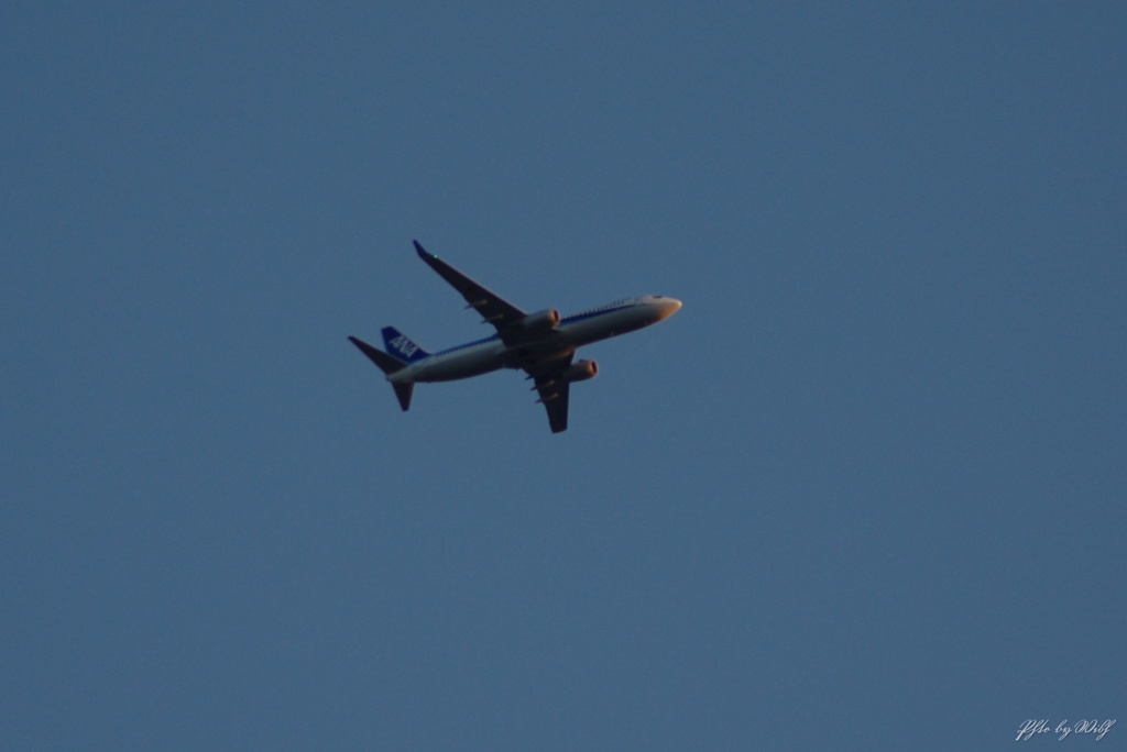 上空通過
