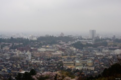 卯辰山から見た金沢市街