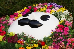 ひゃくまんさんの花壇