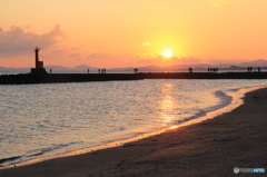 大淀の海から