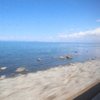 車窓からの海