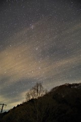 丹沢湖北西側星景