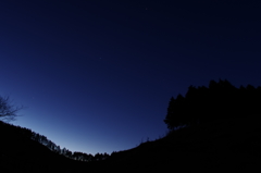 丹沢夜明け