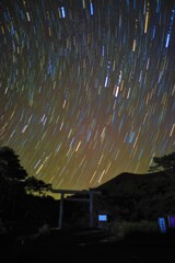 高千穂河原の星空