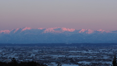 剱岳･立山連峰と681系特急はくたか14号金沢行き