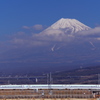 富士山と新幹線