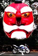 日本一大きな天狗面