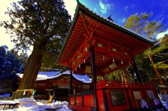 冬の富士浅間神社
