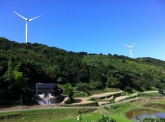 夏空風車（山口県）No.2