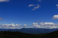 八ヶ岳から見た空