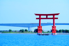 red & blue