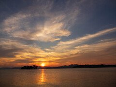 宍道湖の夕景(2)