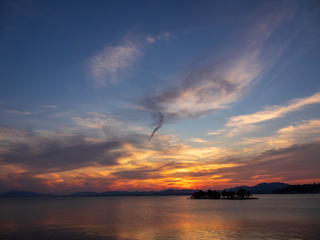 宍道湖の夕景(3)