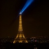 Blue Light of Eiffel tower