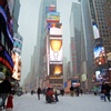 Blizzard in Times Square③