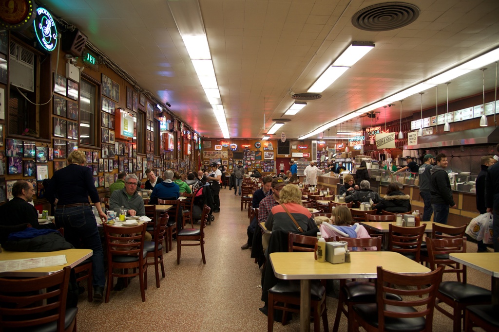 In Katz's Delicatessen