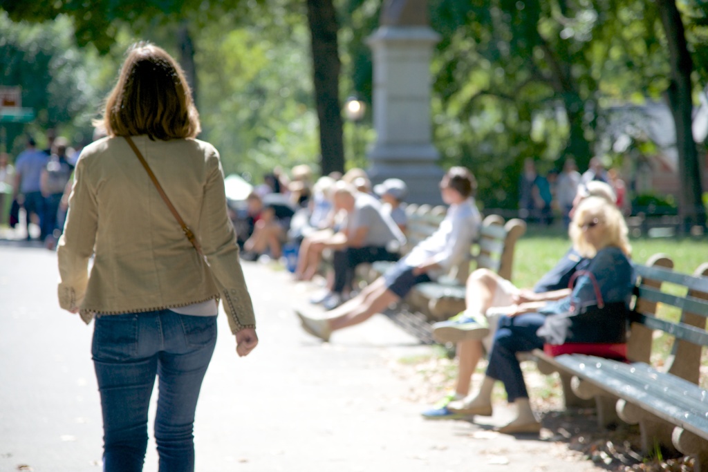 Woman in Central Park