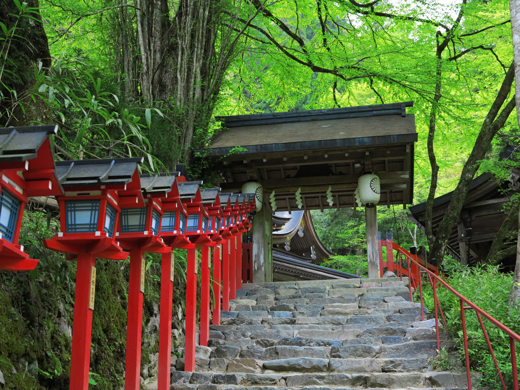 貴船神社参道