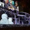 待ち合わせ場所に雪ダルマ