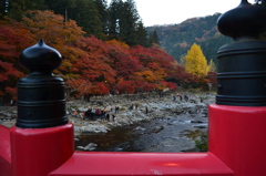 錦秋の香嵐渓