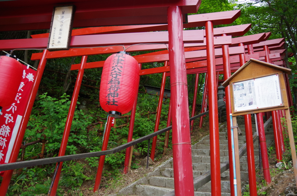 連なる鳥居