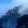 早月尾根側の岩稜