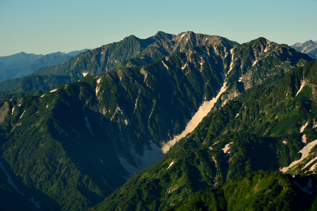 鹿島槍　遠望