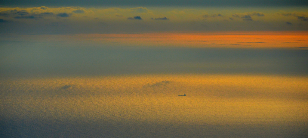 日本海　夕暮れ