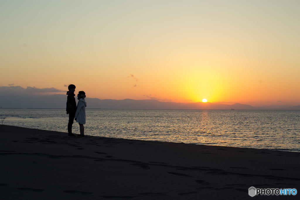 二人のための夕陽