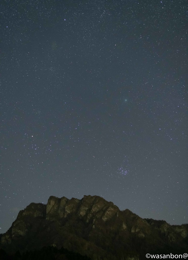 妙義を駆ける46P/ウィルタネン彗星