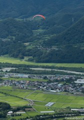 田園を掛ける。