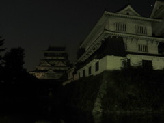 夜の小倉城　②