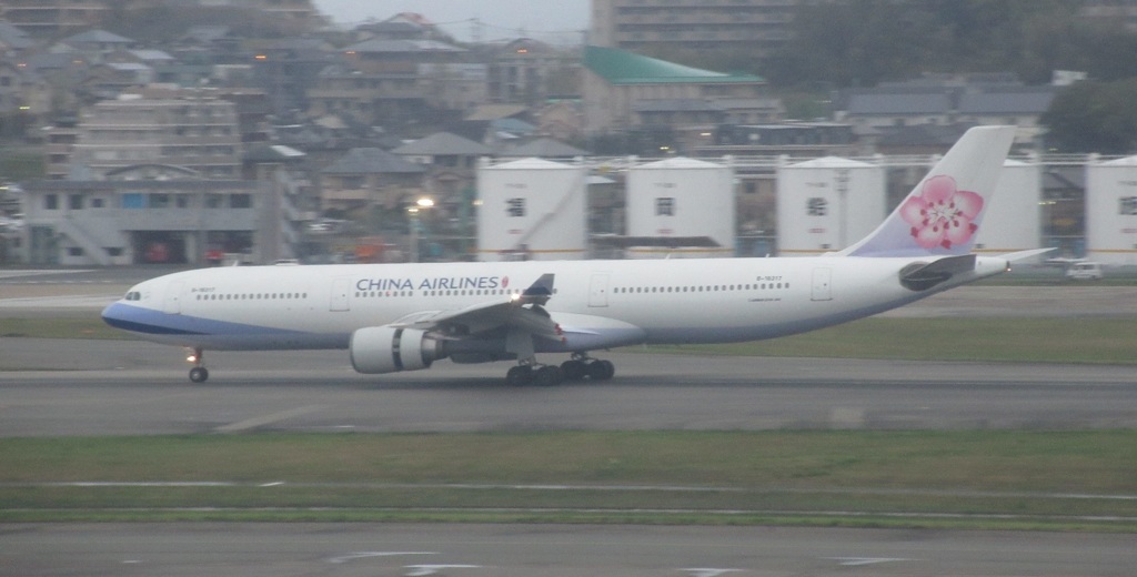 CHINA　AIRLINE　A330の着陸