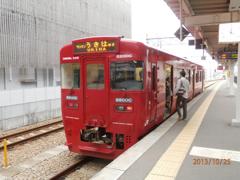 JR九州久留米駅で撮影したキハ220