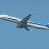 ANA  A321neo  JA134A  福岡空港離陸