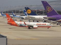 JEJU　AIRの塗装機体①