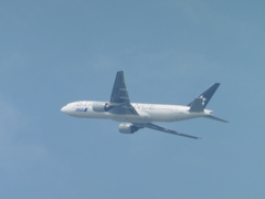 ANA　B777-200　スターアライアンス離陸