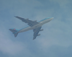 KOREAN AIR  B747-400  HL7498離陸