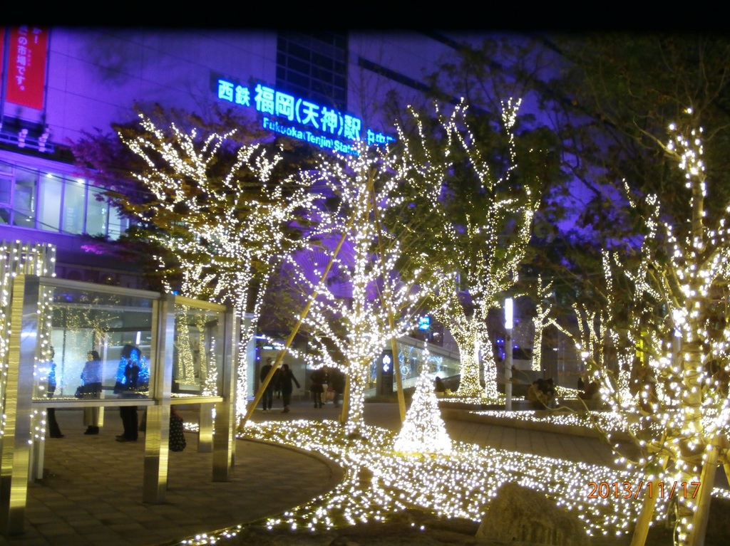 天神警固公園のイルミネーション②