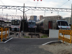南福岡駅を南側から見る