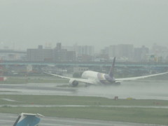 タイ国際航空　B787の離陸