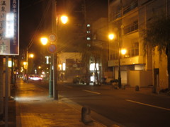 二日市温泉街の街灯