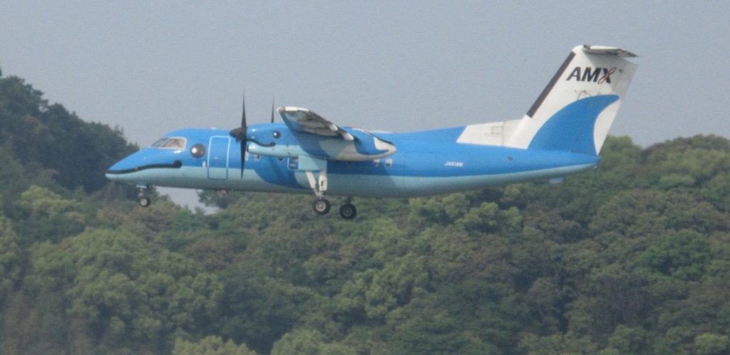 天草エアラインの着陸