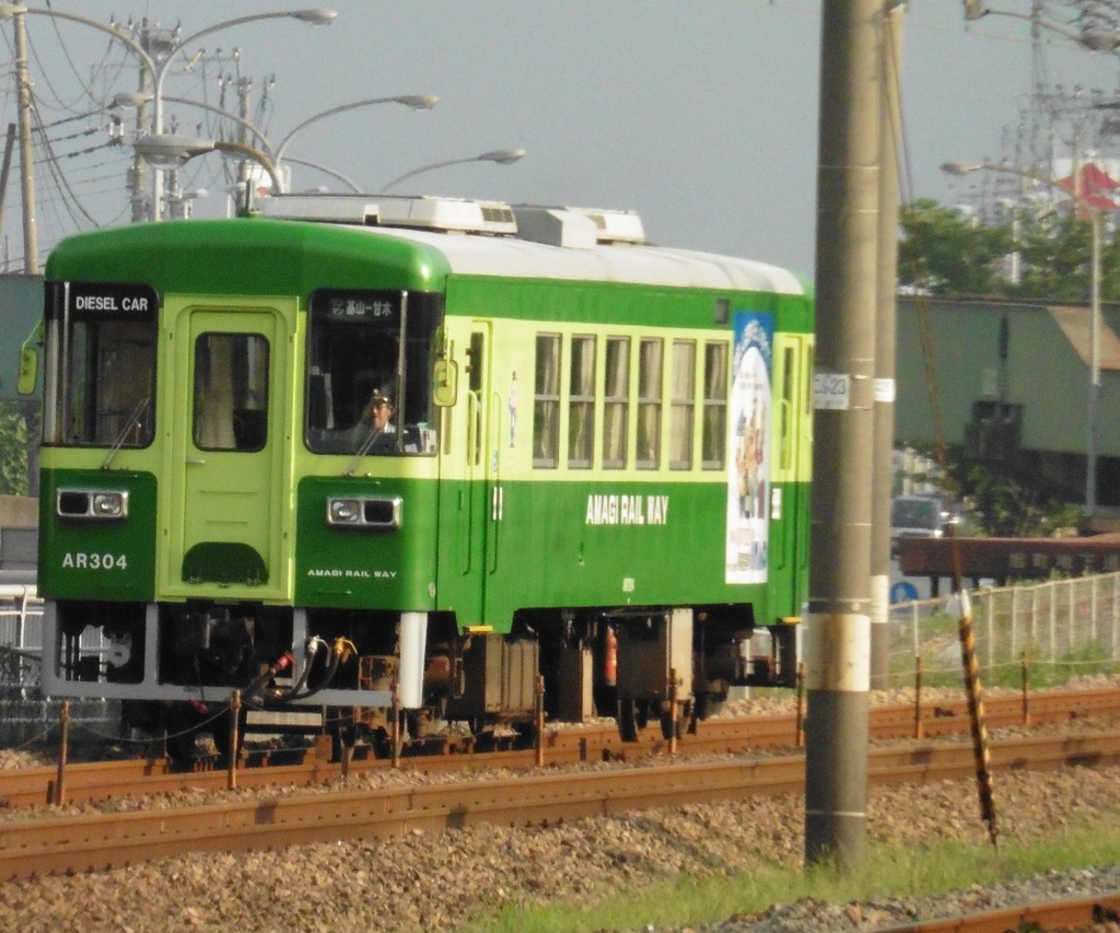甘木鉄道グリーン塗装