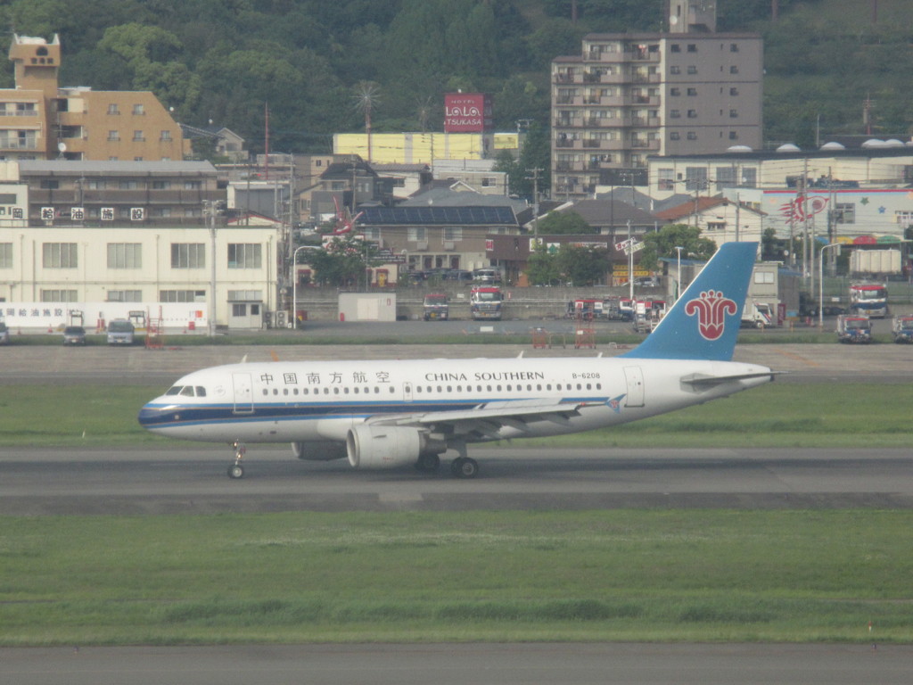 中国南方航空到着