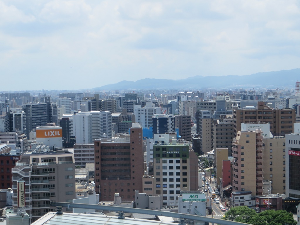 福岡市天神アクロス屋上からの景色 By Like 77 Id 写真共有サイト Photohito