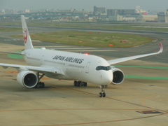 JAL  A350の到着　②