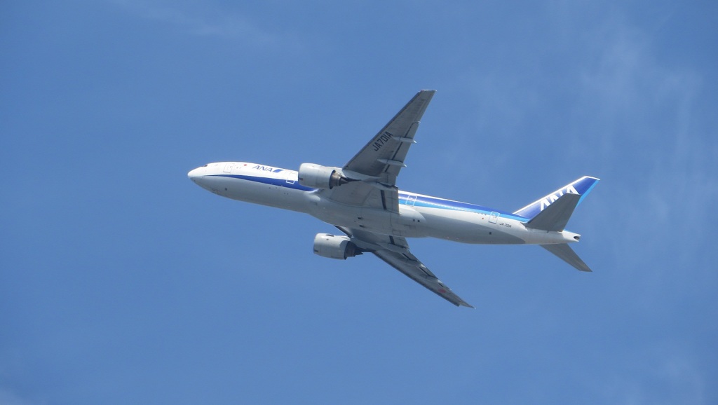 ＡＮＡ777－200出発