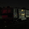 夜の保守車両