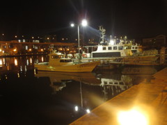 夜の港③